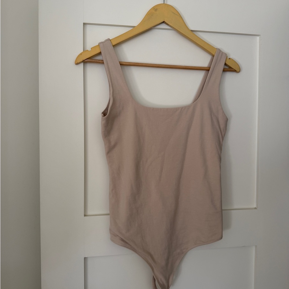 Abercrombie Tan/Brown Thong Bodysuit Size Medium